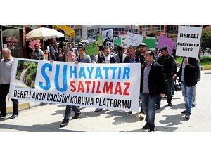 ÇEVRECİLER HER YERDE EYLEMDE