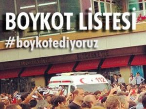 Gezi direnişi: #boykotediyoruz