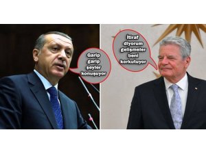 ERDOĞAN KONUK CUMHURBAŞKANINA ÇOK KIZDI