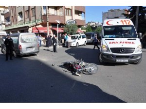 ADIYAMAN'DA MOTOSIKLET KAZASI!