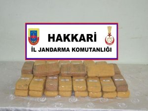 KAZA YAPAN ARAÇTA 21 KİLO EROİN BULUNDU