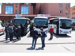 1 MAYIS'TA GÖZALTINA ALINANLAR HASTANEDE