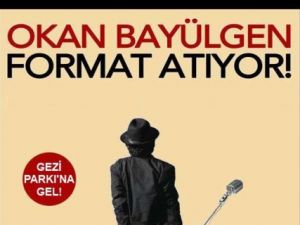 Okan Bayülgen gezi parkında kitap okuyacak