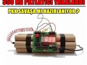 PKK Bu Kadar Patlayıcı İle Ne yapacak ?