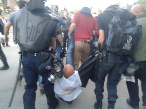 ANKARA'DA SOMA PROTESTOSUNA SERT MÜDAHALE