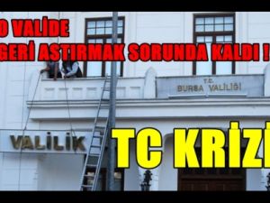 Bursa Valisi T.C.'yi Geri Koydu