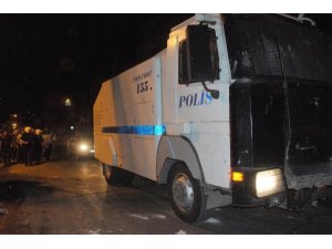 PKK YANDAŞLARI İLE POLİS ARASINDA ARBEDE