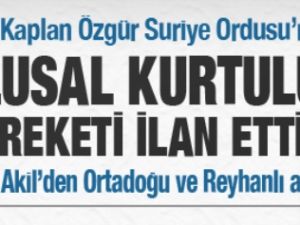 'Hür Suriye Ordusu ulusal kurtuluş hareketidir!'