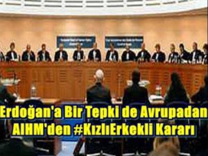 Erdoğan'a Bir Tepki de Avrupa'dan