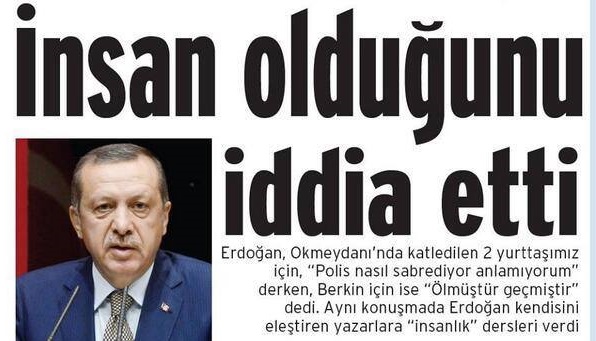BİRGÜN GAZETESİ ERDOĞAN'I ÇOK KIZDIRACAK!