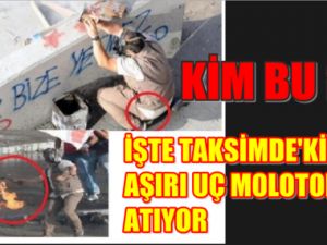 İşte Polise Molotof Atan Aşırı Uç 'Beline Dikkat Edin'