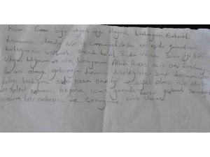 TERK EDİLEN BEBEKTEN ÇIKAN ACI NOT