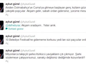 Ünlü müzisyenden gezi parkı isyanı!