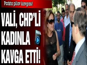 Vali'nin Eylemciyle Kavgası!
