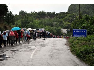 AMASRA'DA HALK AYAĞA KALKTI