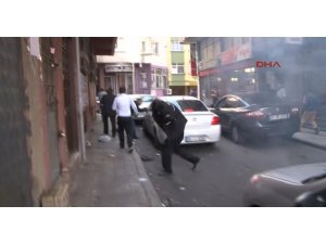 DÜĞÜNDEN ÇIKIP BİBER GAZI BULUTUNA GİRDİLER