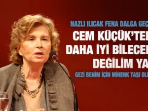 Nazlı Ilıcak 'Cem Küçük' ile dalga geçti