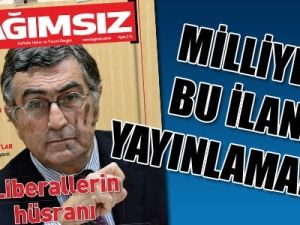 Milliyet Bu İlanı Yayınlamadı