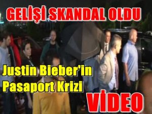Justin Bieber'in Gelişi Skandal Oldu !