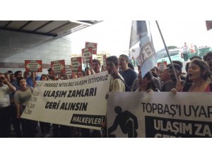 İSTANBULLU AKBİL ZAMMINI BÖYLE PROTESTO ETTİ