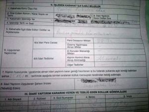 Tencere Tava Çalana Ceza Kesildi