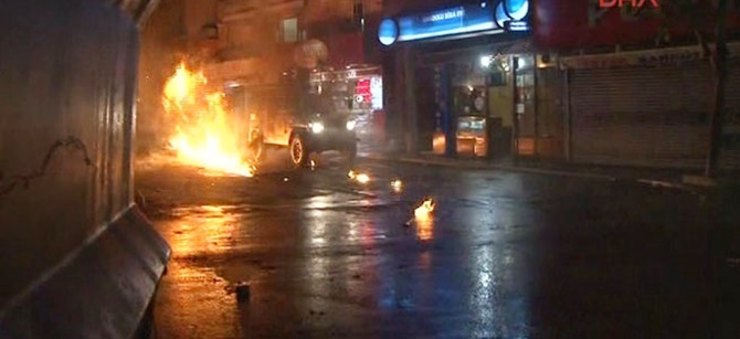 OKMEYDANI'NDA POLİS MÜDAHALESİ