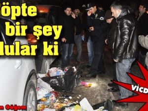 Çöpte öyle bişey buldular ki