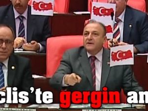 Meclis'te gergin anlar