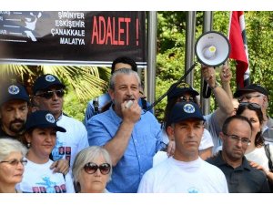 TAHLİYE OLAN SUBAYLAR SESSİZ ÇIĞLIĞA KATILDI