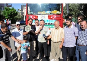 SURİYELİ MUHALİFLERE YİNE TIRLAR GİTTİ