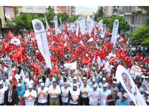 SOMA’DA 7 BİN KİŞİ BÖYLE BAĞIRDI