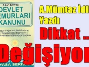 Devlet memurları yasası değişiyor