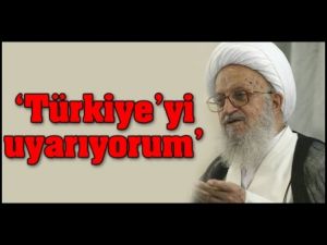 'Türkiye’yi uyarıyorum'