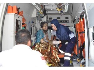 KENDİNİ ATEŞE VERDİ