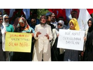 ÇOCUKLARI KAÇIRILAN ANNELERE DESTEK