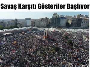 Halk 'Savaş İstemiyoruz' Direnişine Başlıyor