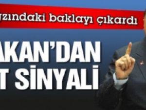 Erdoğan ağzındaki baklayı çıkardı
