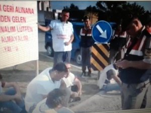 JANDARMAYA İŞÇİLERDEN TOKAT GİBİ CEVAP!