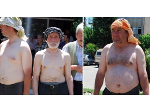 YARI ÇIPLAK KÖYLÜLER SULARINA BÖYLE SAHİP ÇIKTI