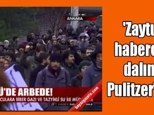 'ATV Haber Zaytung haberciliği dalında Pulitzer'i alır'