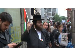 İSRAİL PROTESTOSUNA YAHUDİLERDEN DESTEK!