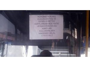 ŞOFÖR CAMA ÖYLE BİR YAZI ASTI Kİ İŞİNDEN OLDU