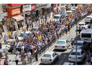 ŞANLIURFA, SİVEREK VE ADIYAMAN'DA PROTESTO