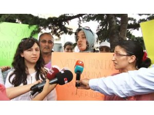 GÖZALTINA ALINANLARIN YAKINLARI İSYAN ETTİ