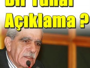 Ahmet Türk'ten Tuhaf Açıklama ?