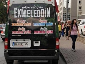 İHSANOĞLU'NA CHP PLAKALI DESTEK