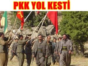 Hatay'da PKK Yol Kesti