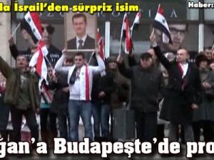 Budapeşte'de Erdoğan'a protesto