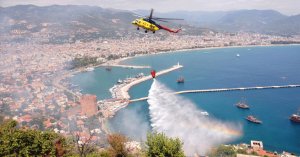 TARİHİ KALEDE YANGIN