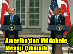 Amerika'dan Müdahale Mesajı Çıkmadı